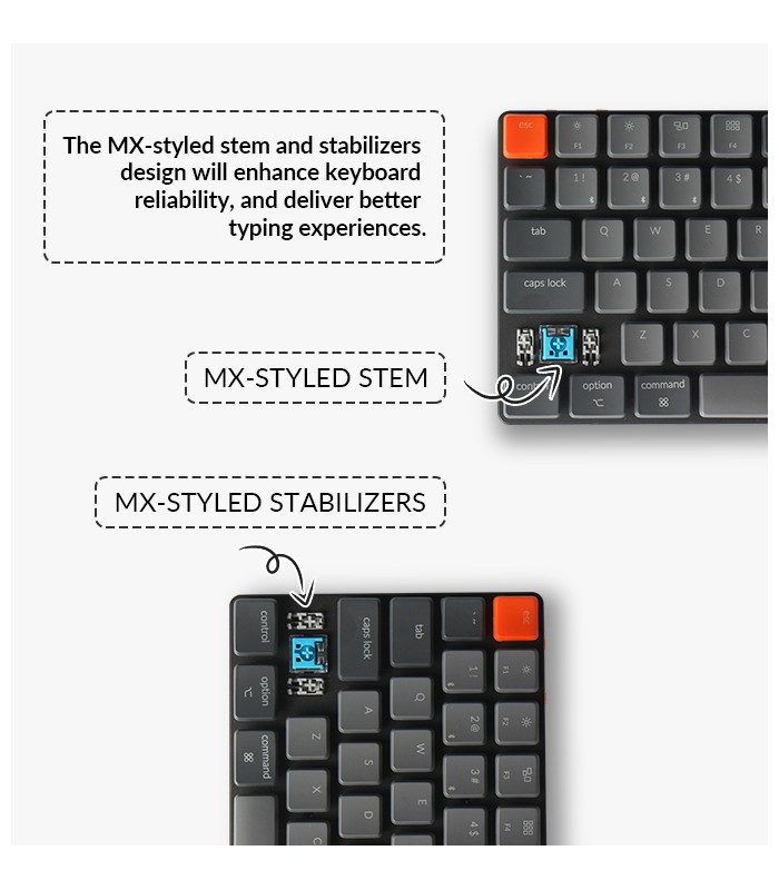 Keychron K3 Red Switch White LED (US)