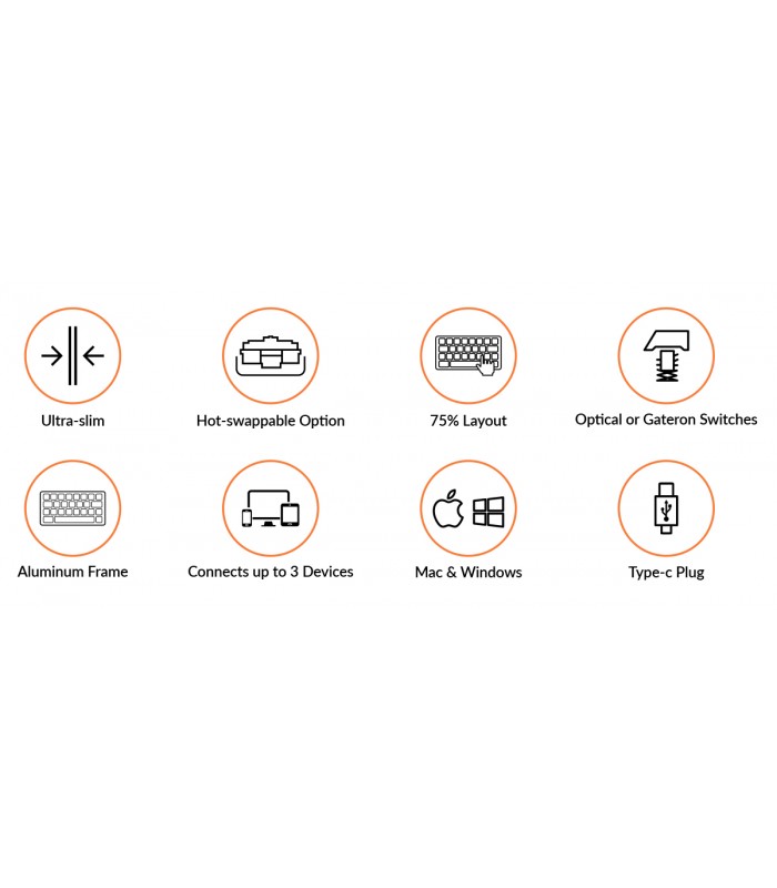 Keychron K3 Hot-Swap Optical Red Switch LED (US)