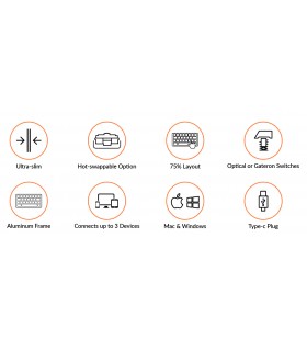 Keychron K3 Hot-Swap Optical Blue Switch LED (US)