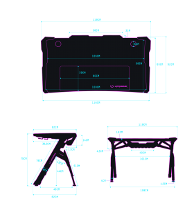 Ultradesk INVADER Black