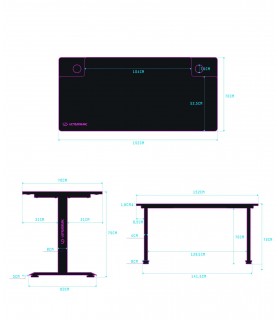 Ultradesk MOMENTUM Black