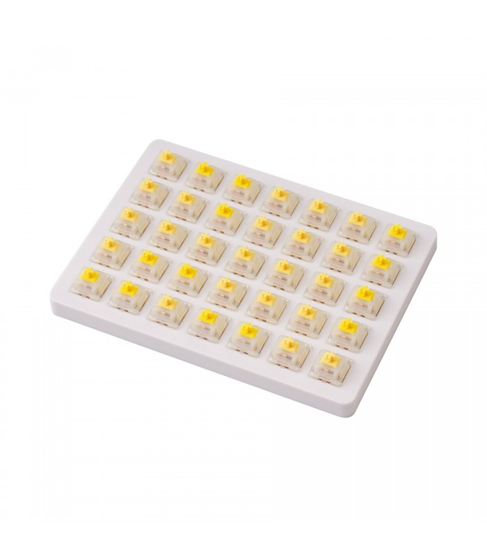 Gateron Cap Switch Set 35pcs/Set Milky-Yellow 