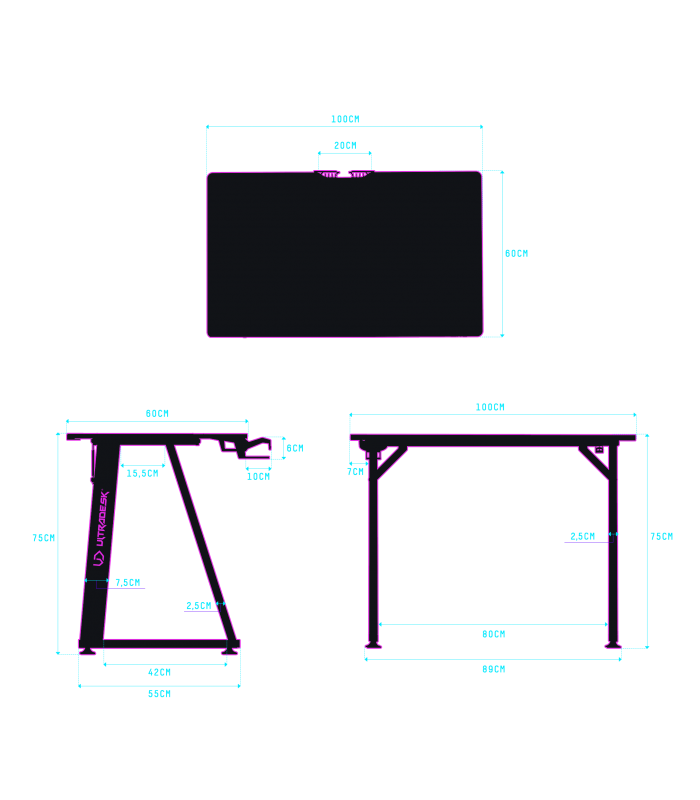 Ultradesk ENTER V2 Black