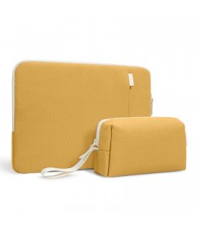 tomtoc Lady A23 Sleeve & Pouch, Yellow