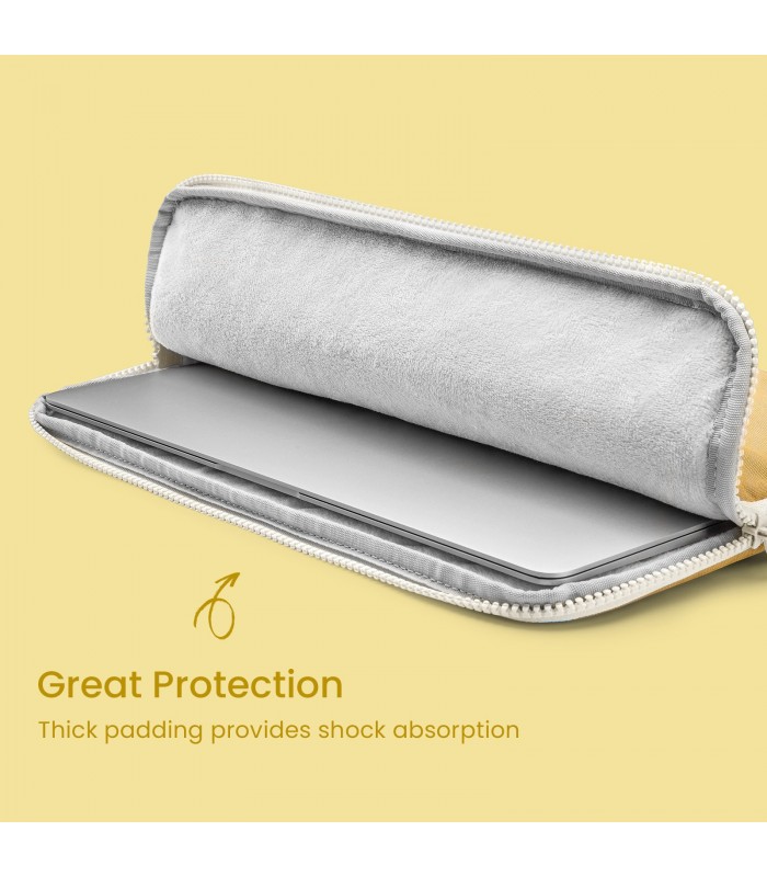 tomtoc Lady A23 Sleeve & Pouch, Yellow