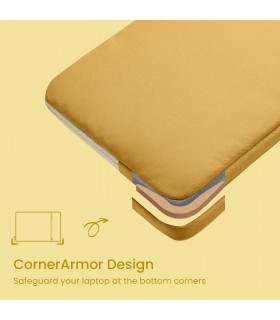 tomtoc Lady A23 Sleeve & Pouch, Yellow