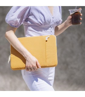 tomtoc Lady A23 Sleeve & Pouch, Yellow