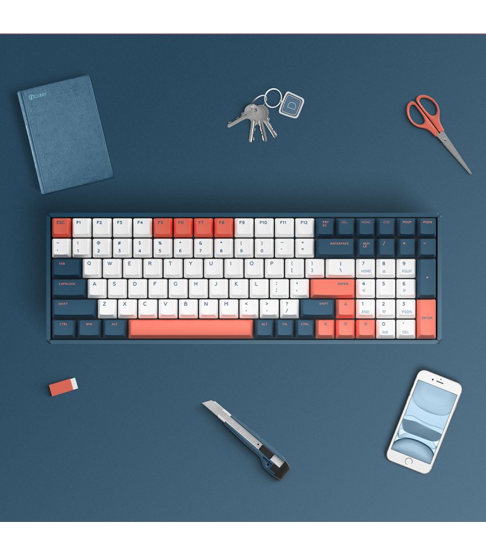 IQUNIX  F96 Coral Wireless RGB Cherry MX Brown