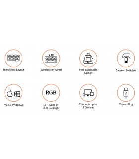 Keychron K8 Hot-Swap Brown Switch RGB (CH)