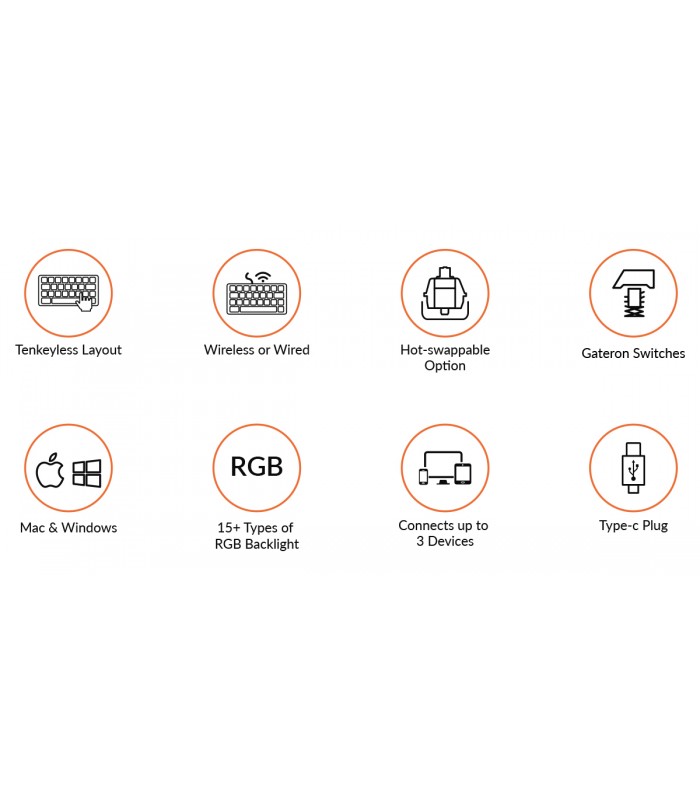 Keychron K8 Hot-Swap Brown Switch RGB (CH)