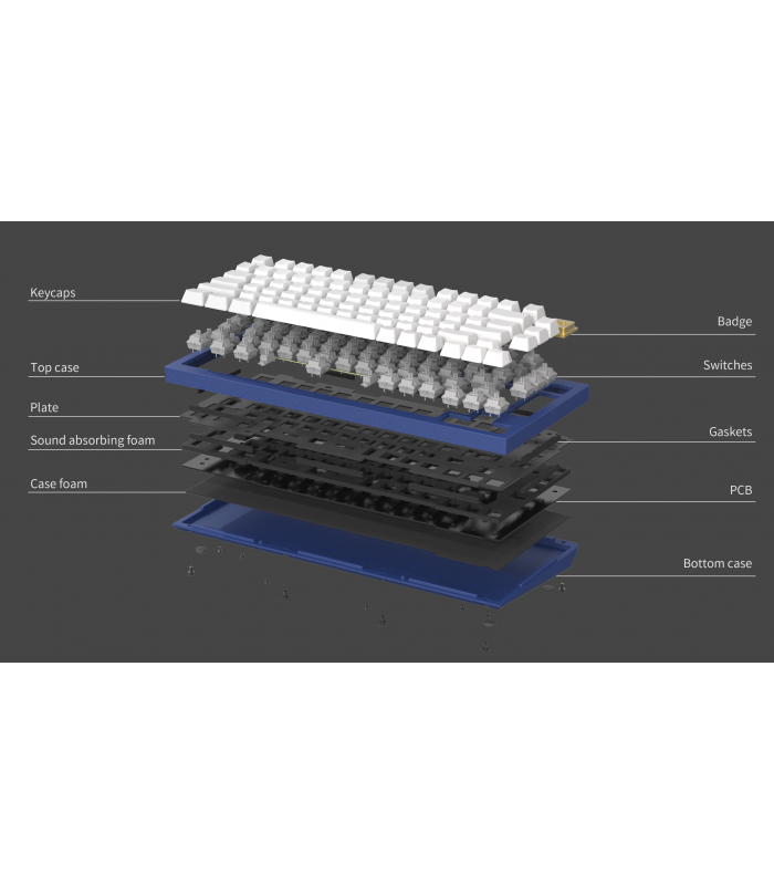 Keychron Q1 Black QMK Hot-Swap Brown Switch (US)