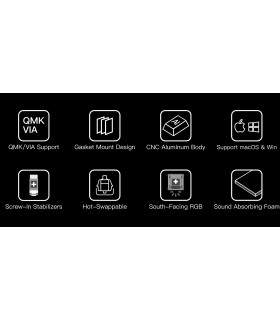 Keychron Q1 Black QMK Hot-Swap Brown Switch (US)