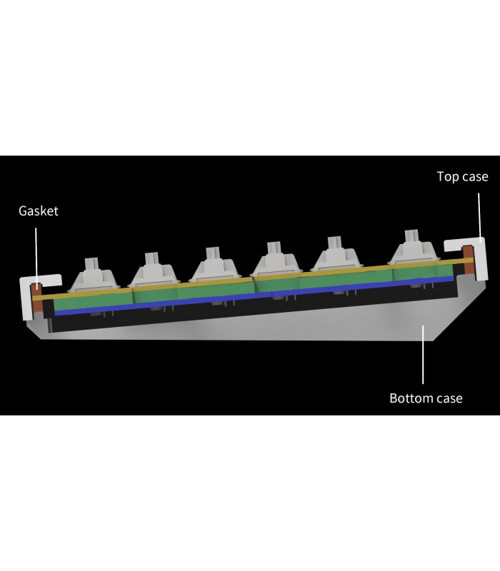 Keychron Q1 QMK Hot-Swap Barebone ISO Carbon Black