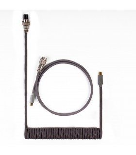 Keychron Coiled Aviator Cable Grey