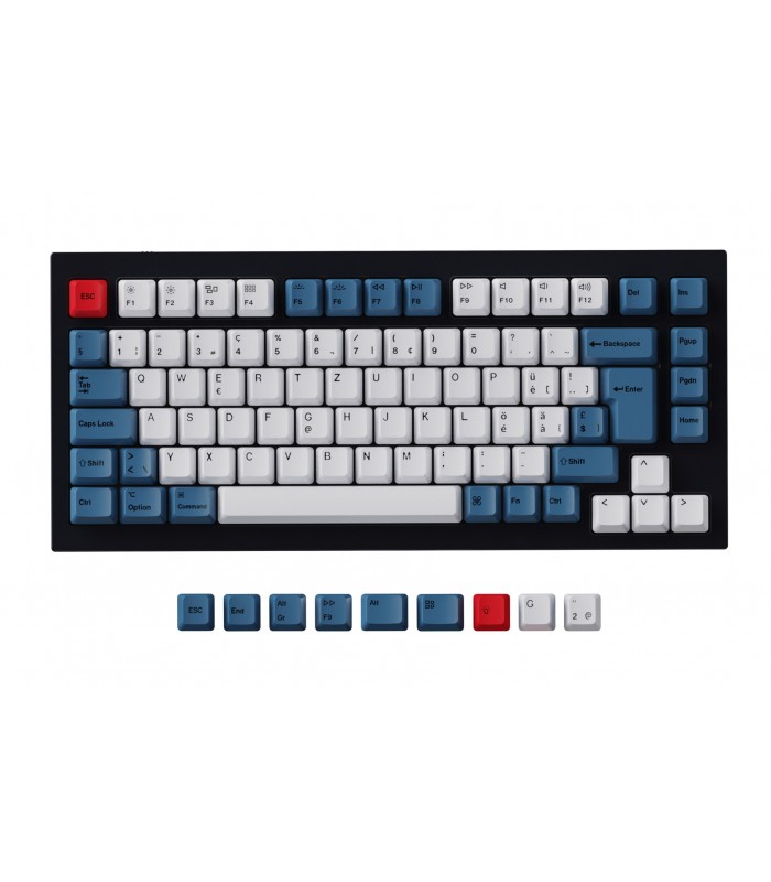 Keychron K2/Q1 PBT Blue Keycaps Set (CH)