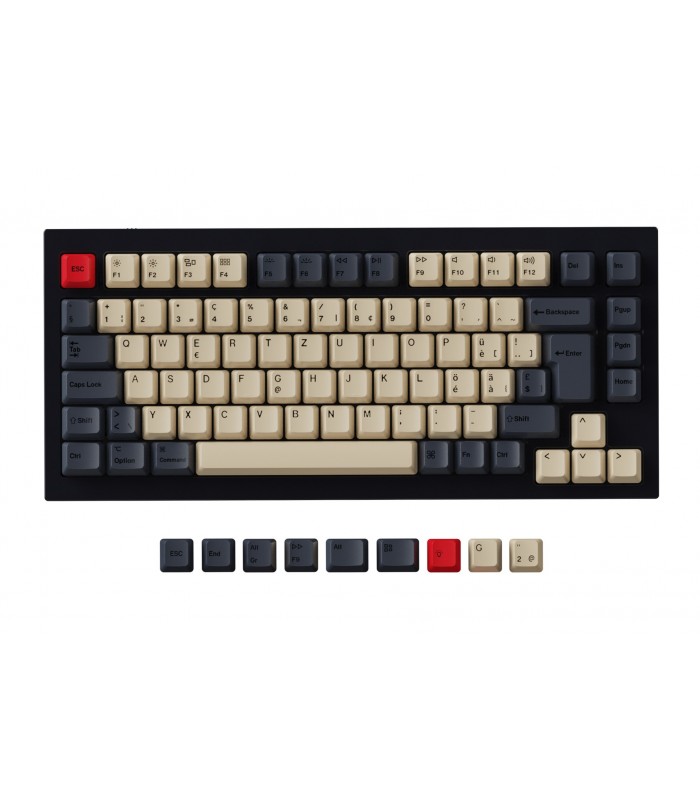 Keychron K2/Q1 PBT Carbon Keycaps Set (CH)