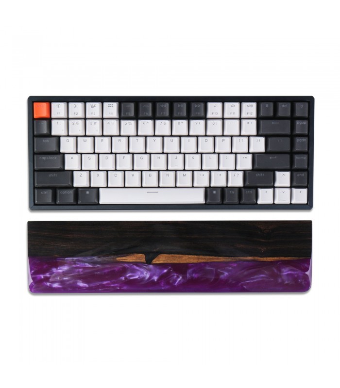 Keychron K2/K6 Resin & Walnut Wood Palm Rest