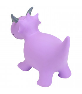 Happy Hopperz - Purple Triceratops Dino
