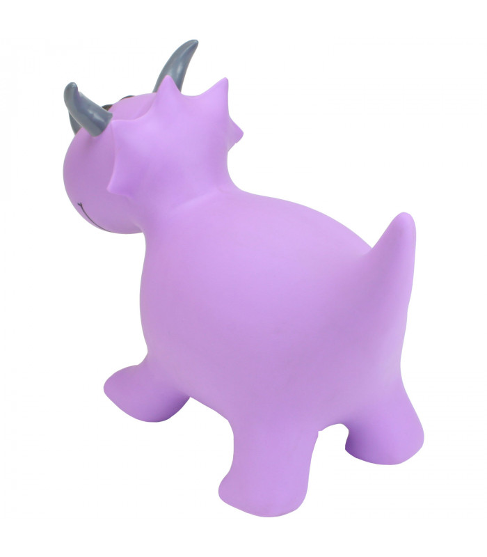 Happy Hopperz - Purple Triceratops Dino