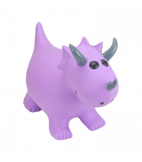 Happy Hopperz - Purple Triceratops Dino