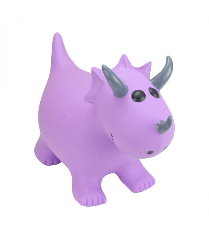 Happy Hopperz - Purple Triceratops Dino
