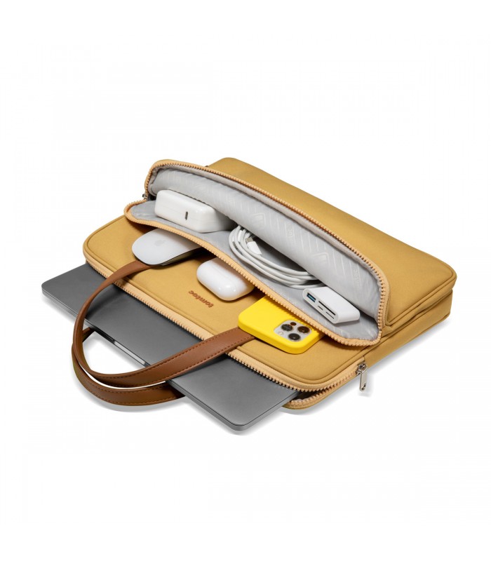 tomtoc Premium H21 Lady Briefcase Handbag, Yellow