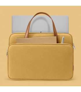tomtoc Premium H21 Lady Briefcase Handbag, Yellow