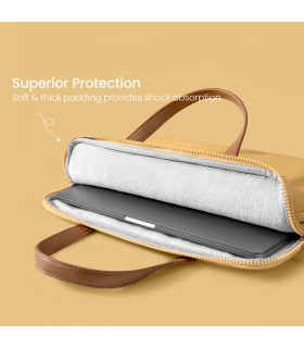 tomtoc Premium H21 Lady Briefcase Handbag, Yellow