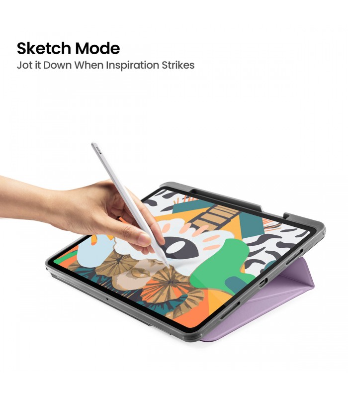 tomtoc B02 (12.9") Vertical Tablet Case, Violet
