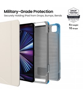 tomtoc B02 (11") Vertical Tablet Case, White