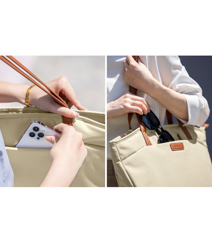 tomtoc Lady A53 (16") Tote Bag, Beige