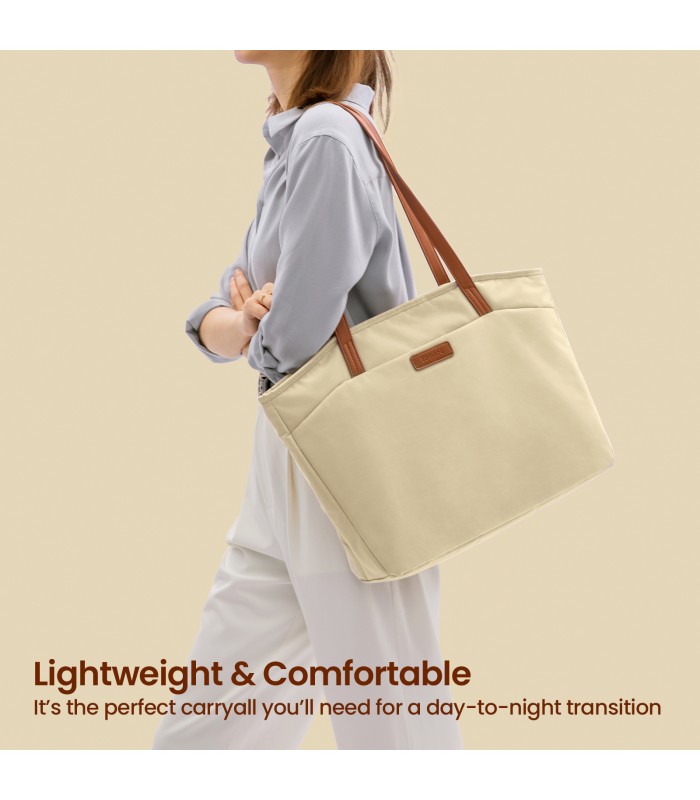 tomtoc Lady A53 (16") Tote Bag, Beige