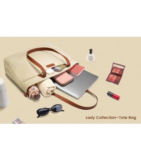 tomtoc Lady A53 (16") Tote Bag, Beige