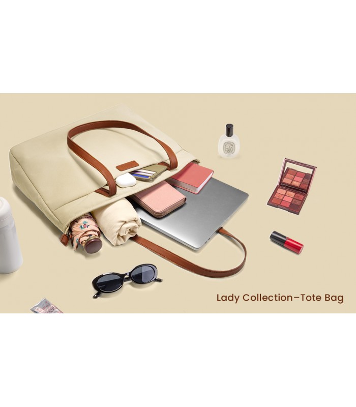tomtoc Lady A53 (16") Tote Bag, Beige