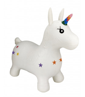 Happy Hopperz - White Unicorn