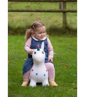 Happy Hopperz - White Unicorn