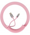 Akko Coiled Aviator Cable Pink