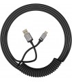 Akko Coiled Aviator Cable Black