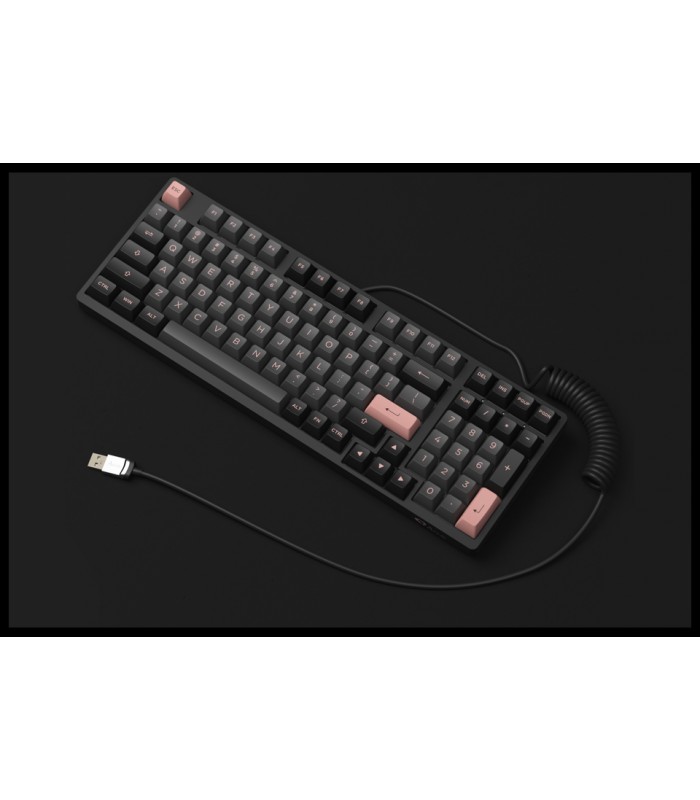 Akko Coiled Aviator Cable Black