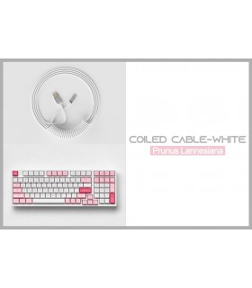 Akko Coiled Aviator Cable White