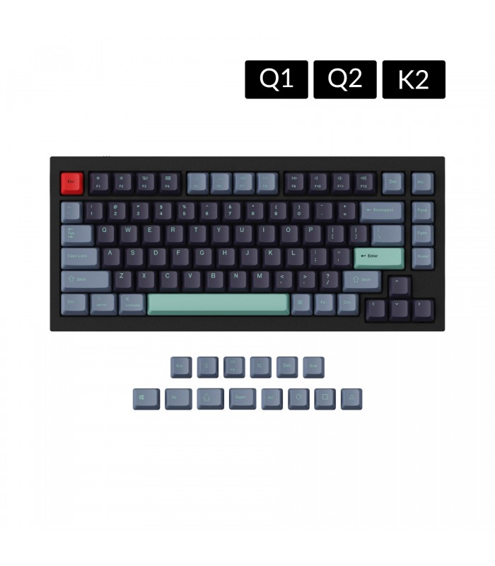 Keychron K2/Q1 PBT Hacker Keycaps Set (US)