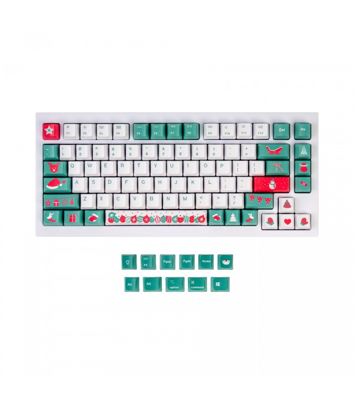 Keychron K2/Q1 PBT Christmas Tree Keycaps Set (US)