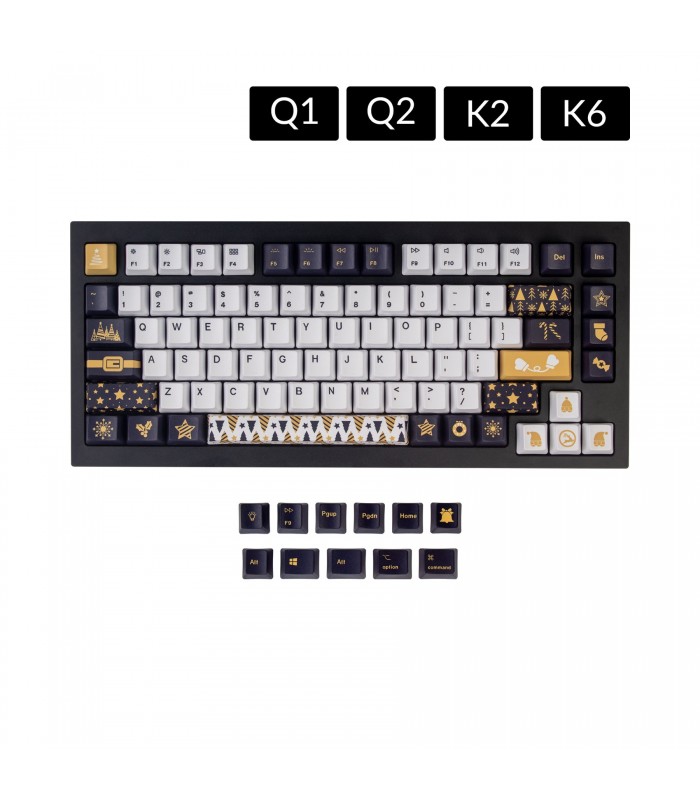Keychron K2/Q1 PBT Christmas Gift Keycaps Set (US)