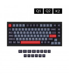 Keychron K2/Q1 PBT Dolch Red Keycaps Set (US)