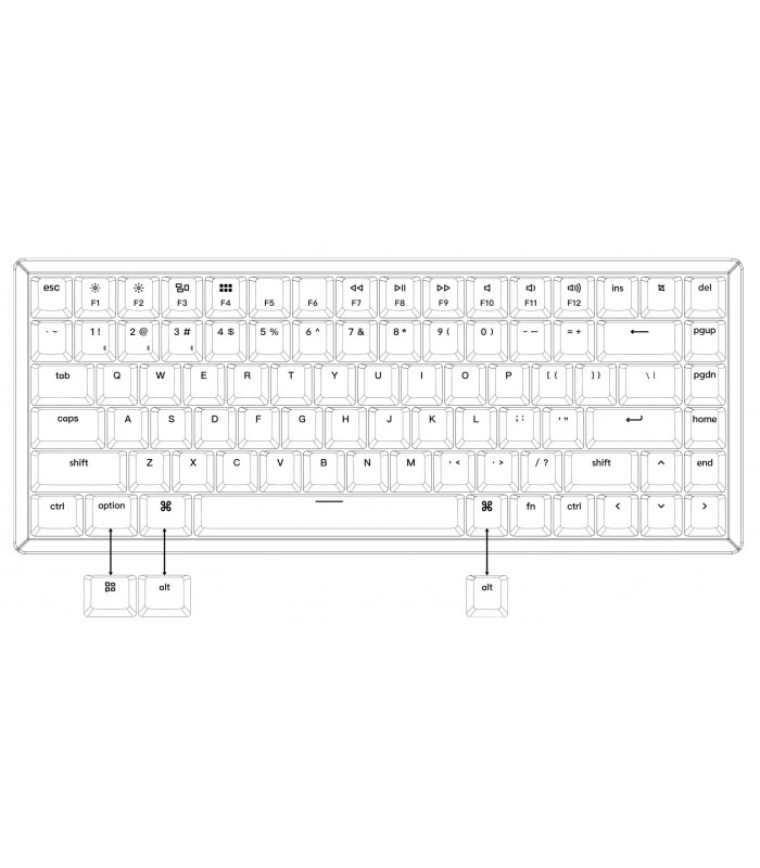 Keychron K2 Hot-Swap Brown Switch (US)