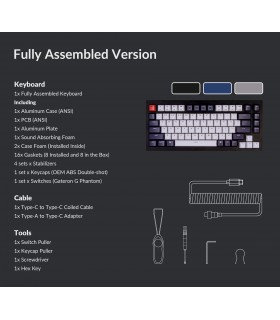 Keychron Q1 Grey QMK Hot-Swap Brown Switch (US)