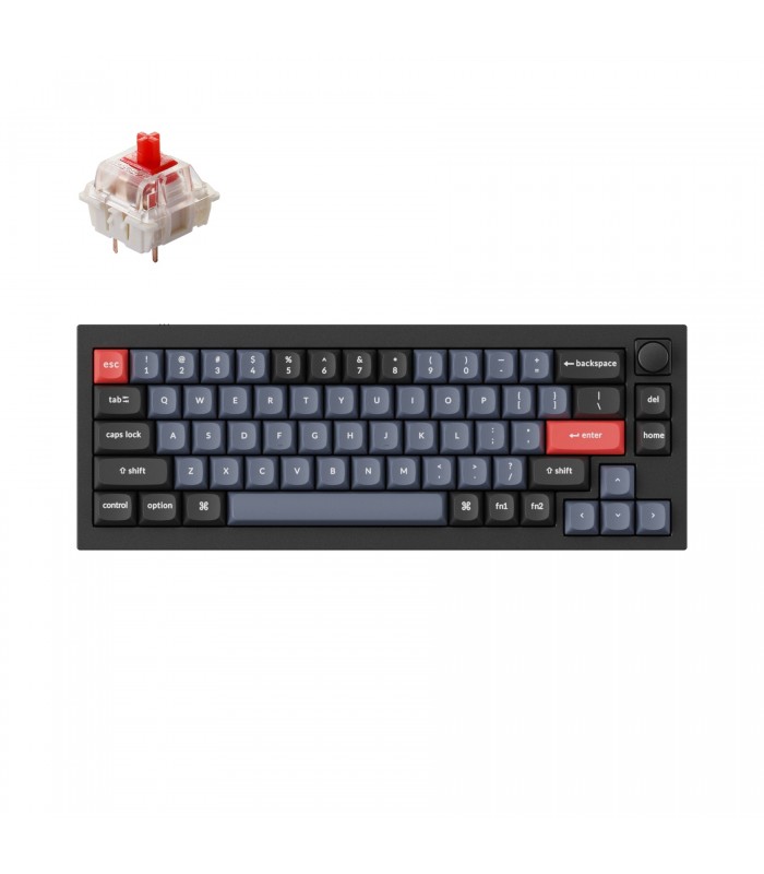 Keychron Q2 Black QMK Red Switch (US) w/Knob