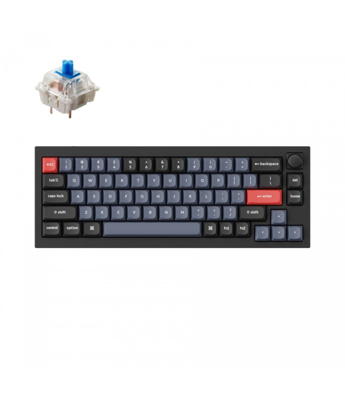 Keychron Q2 Black QMK Blue Switch (US) w/Knob