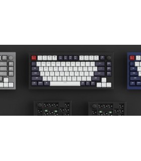 Keychron Q1 QMK Barebone ISO Navy Blue w/Knob
