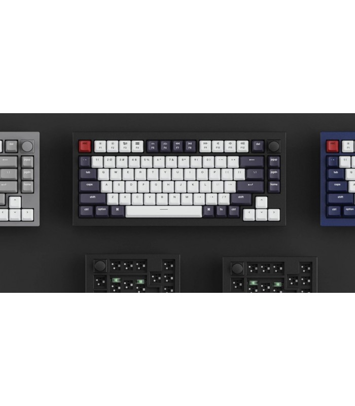 Keychron Q1 QMK  Barebone ISO Space Grey w/Knob 